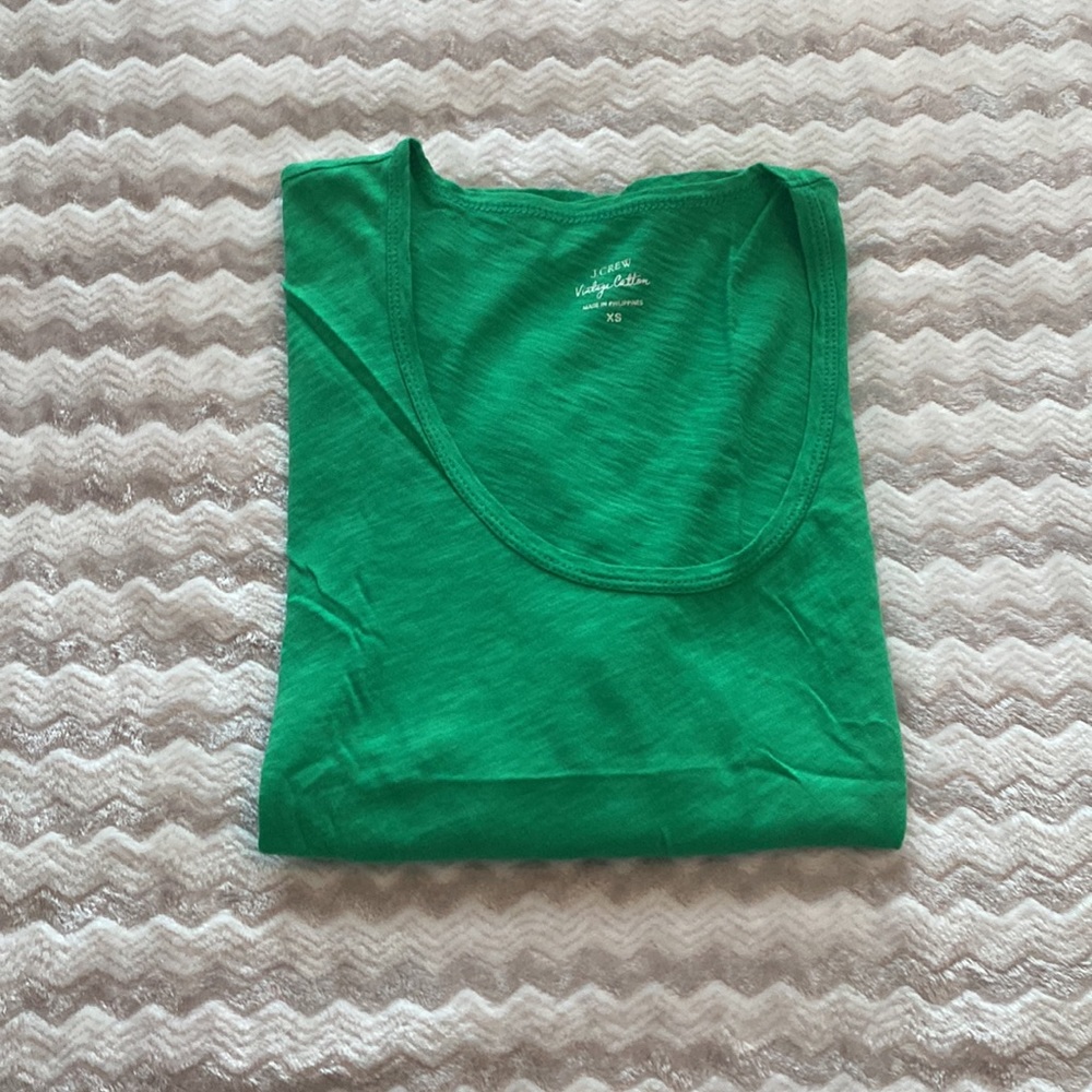 J. Crew Green T-Shirt Size XS